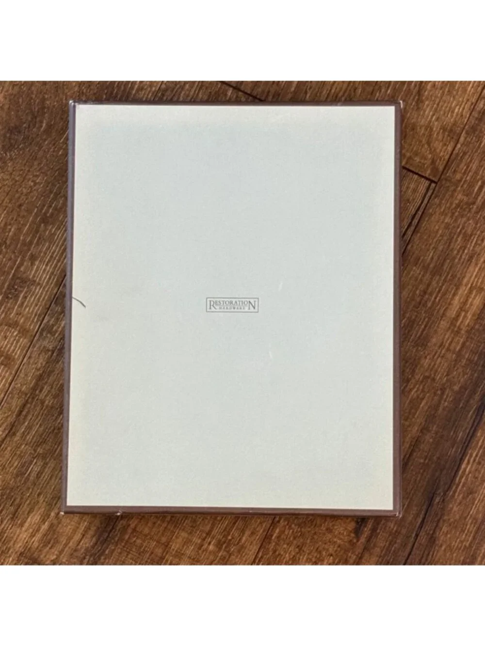 Restoration Hardware Ebony Leather & Silver 5